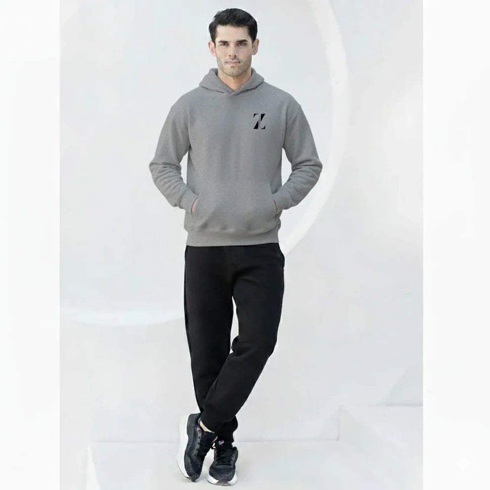 Super Soft Gery Hoodie with Kangaroo Pocket